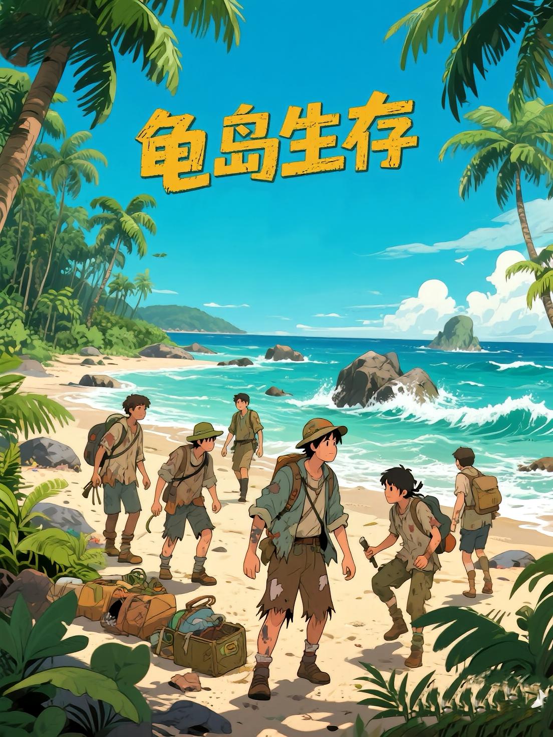 短剧《龟岛生存》 短剧全集在线，免费高清观看，大结局震撼来袭！  第1张